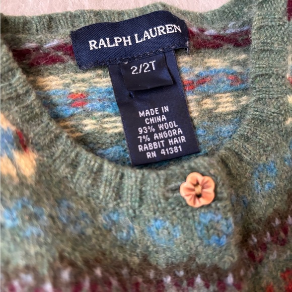 Ralph Lauren Multicolor Kids Sweater - Picture 3 of 3